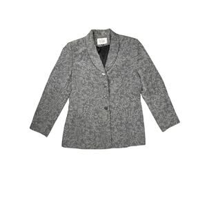 Le Suit Petite Lace Print Blazer 12P